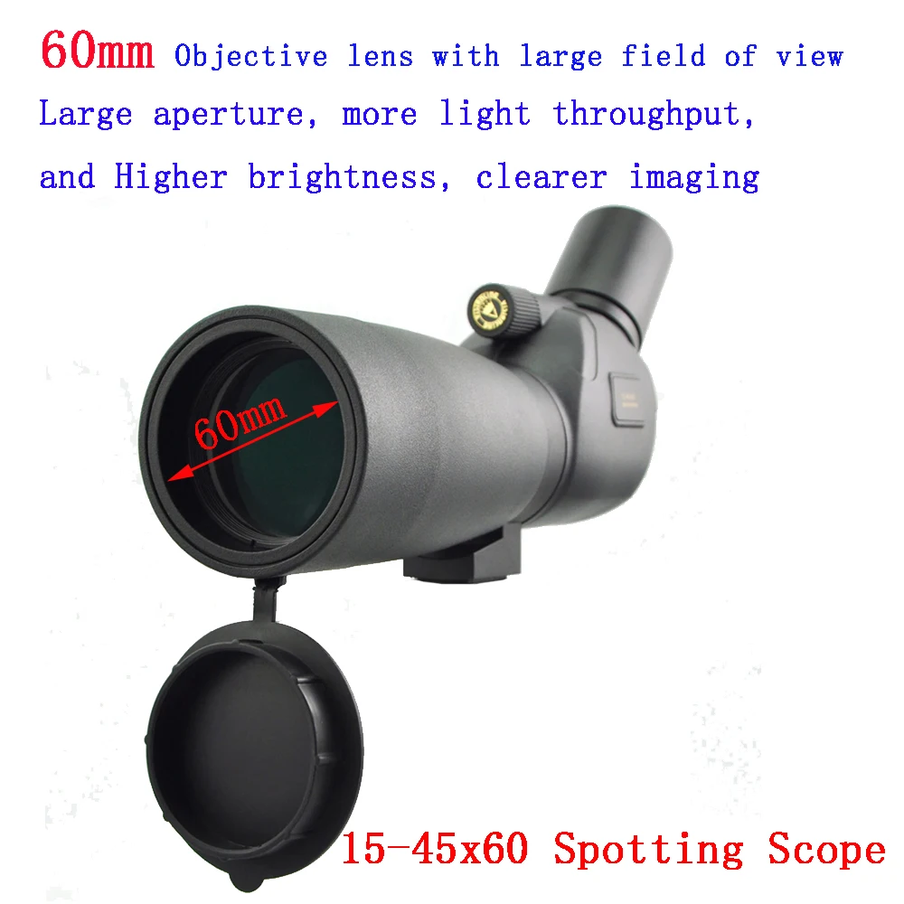 Imagem -05 - Visionking-waterproof Zoom Spotting Scope hd Bak4 Fmc Nitrogênio Monocular Caça ao ar Livre Observação de Aves Óptica 1545x60