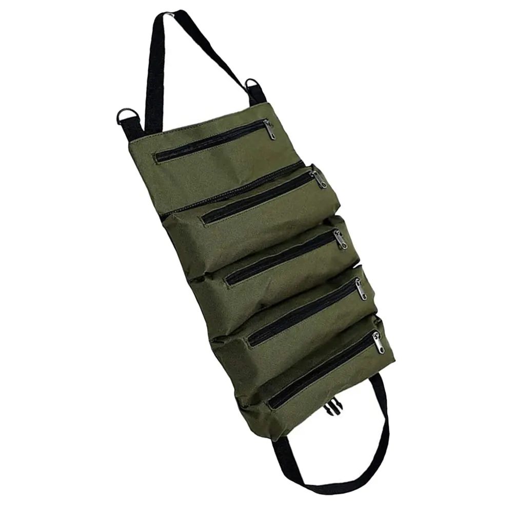 

Green Bag Lightweight Travel Tool Roll Electrician Package Multipurpose Storage Wrench ganizer Portable Tool Pouch
