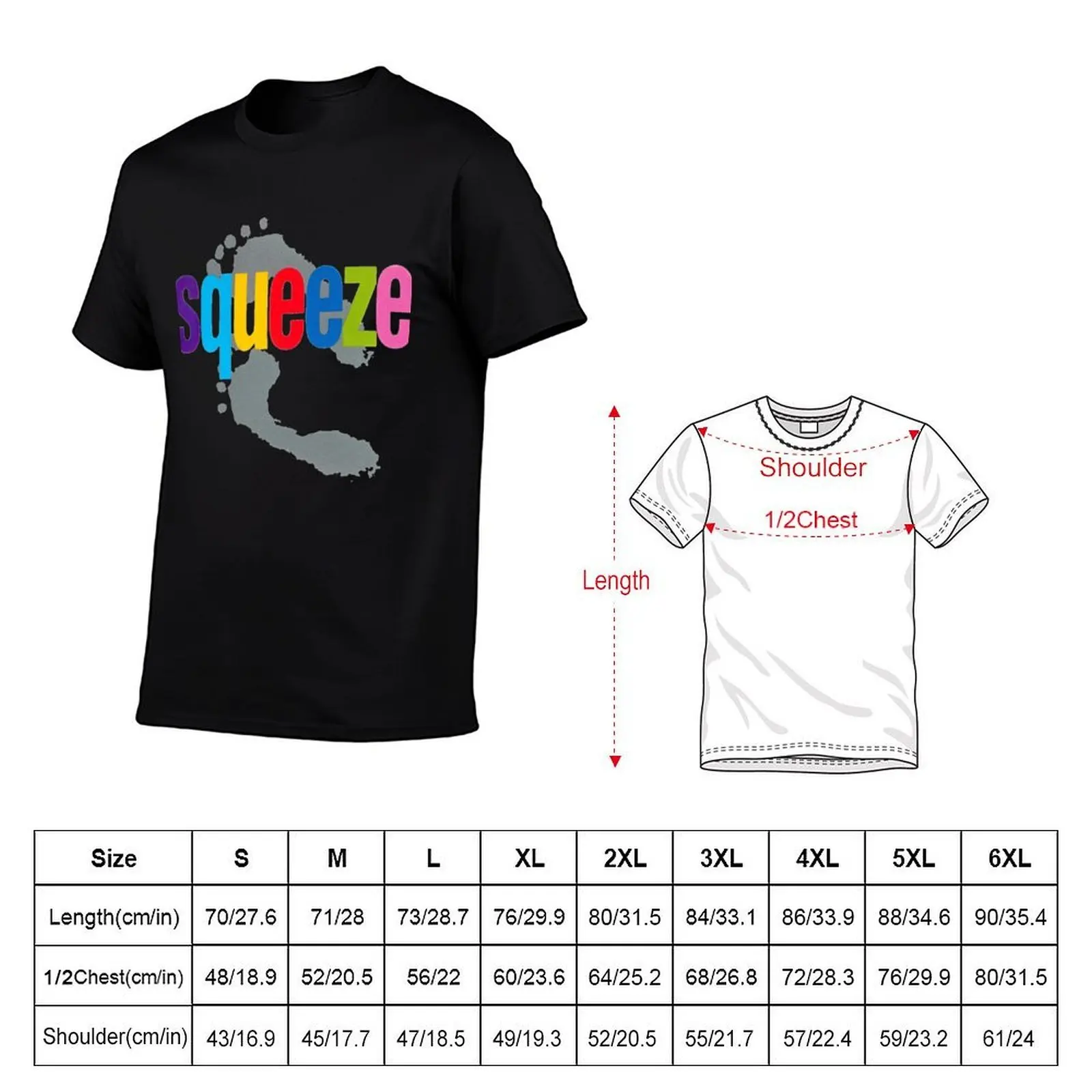 Squeeze T-Shirt topping cotton man t-shirts men clothing