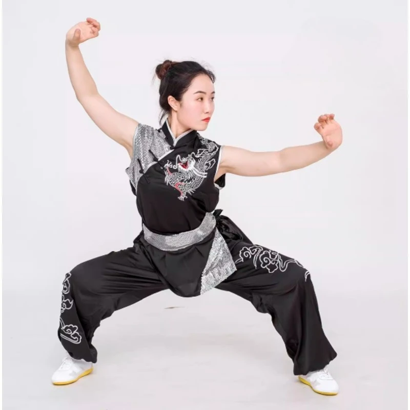 

Southern Fist Martial Arts Uniforms for Children's Training, Men's Summer Competition and Contest Outfits