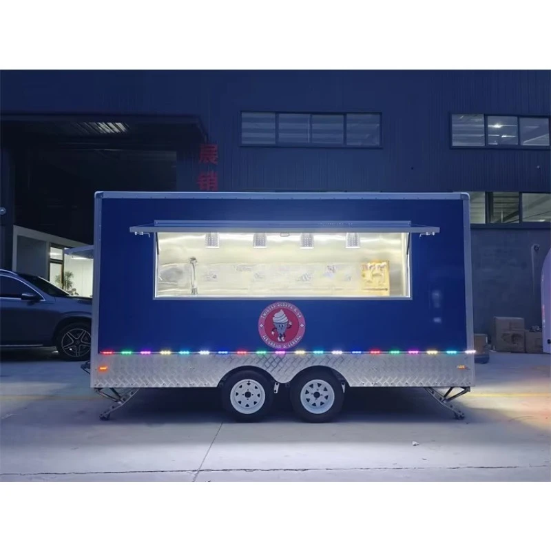 

Custom Mobile Food Trailer Fast Food Truck Pizza Truck Ice Cream Kiosk Coffee Trailer Taco Concession Cart