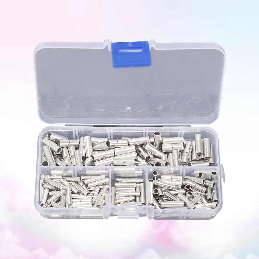 

200pcs Butt Wire Connector Terminal Sleeve Splice Insulated Copper Tin Plated Electrical Wiring Harness Repair
