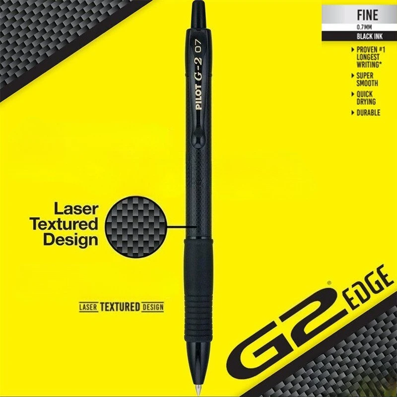 

Japanese Pilot Ballpoint Pen Carbon Fiber Texture Limited G2 0.7 Gel Pen North American Limited Edition Black Warrior Stationery