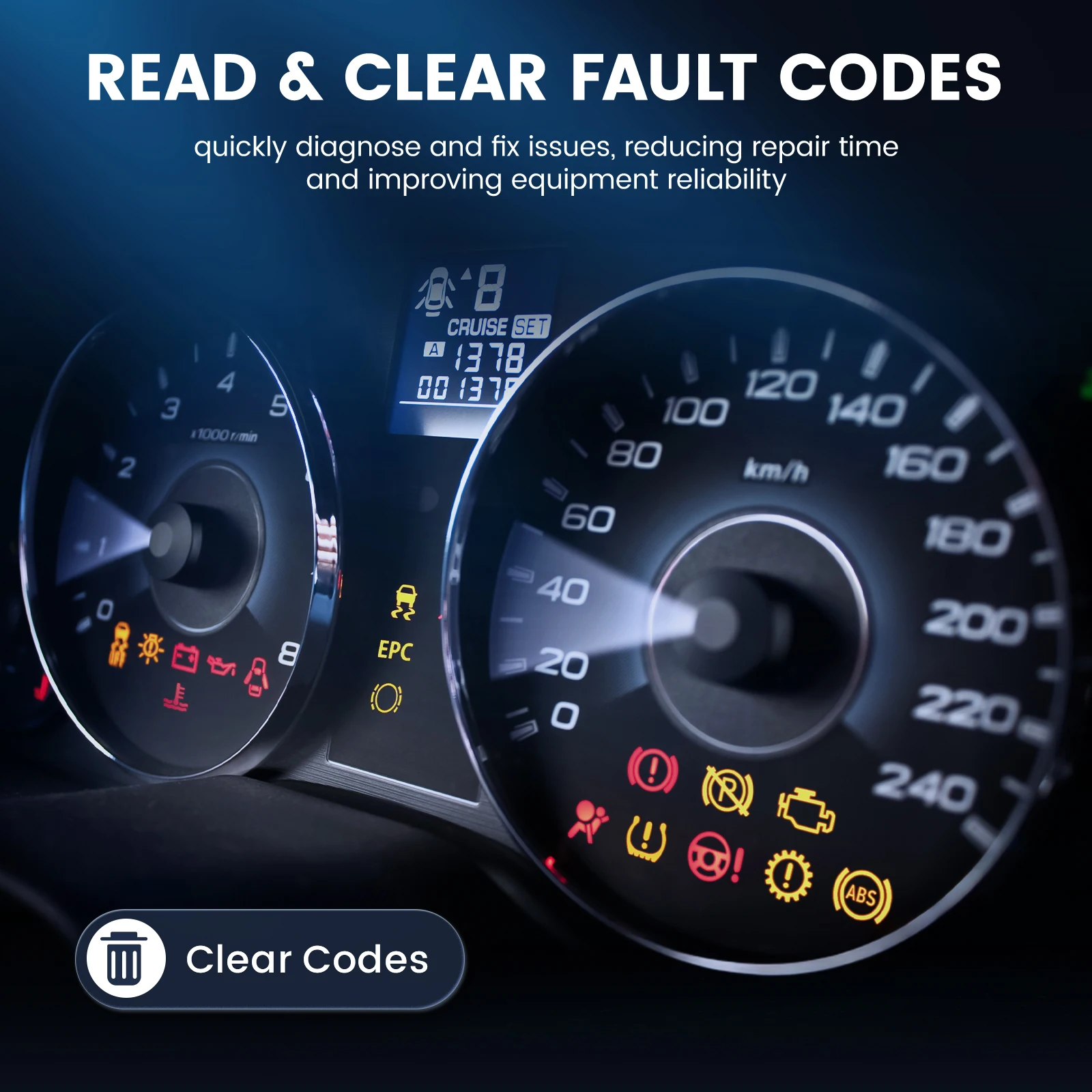 Herramienta de diagnóstico automotriz de sistema completo, escáner bidireccional OBD2, codificación FCA ECU, reaprendizaje, prueba activa FCA, más de 30 reinicias, ANCEL DS300