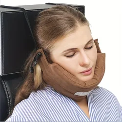 Travel Memory Foam Pillow, Portable Hanging Neck Pillow, Lightweight Travel Accessories Neck Support Pillow Cervical Pillows