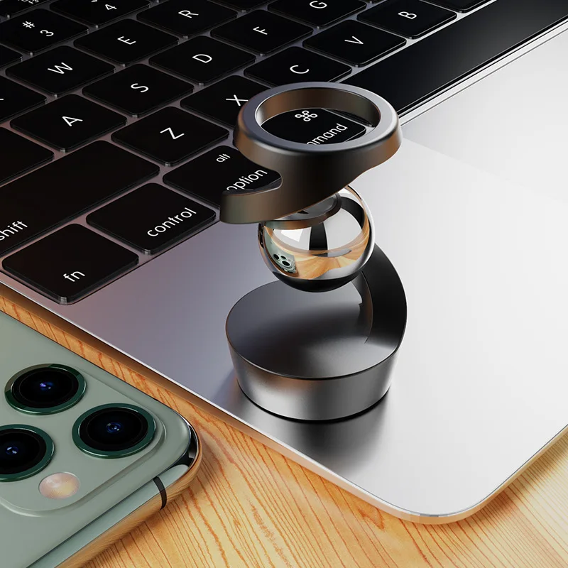 

Suspension Gyro New Metal Desk Toy Tabletop Floating Desktop Rotating Gyroscope Fidget Toys Stress Reliever EDC