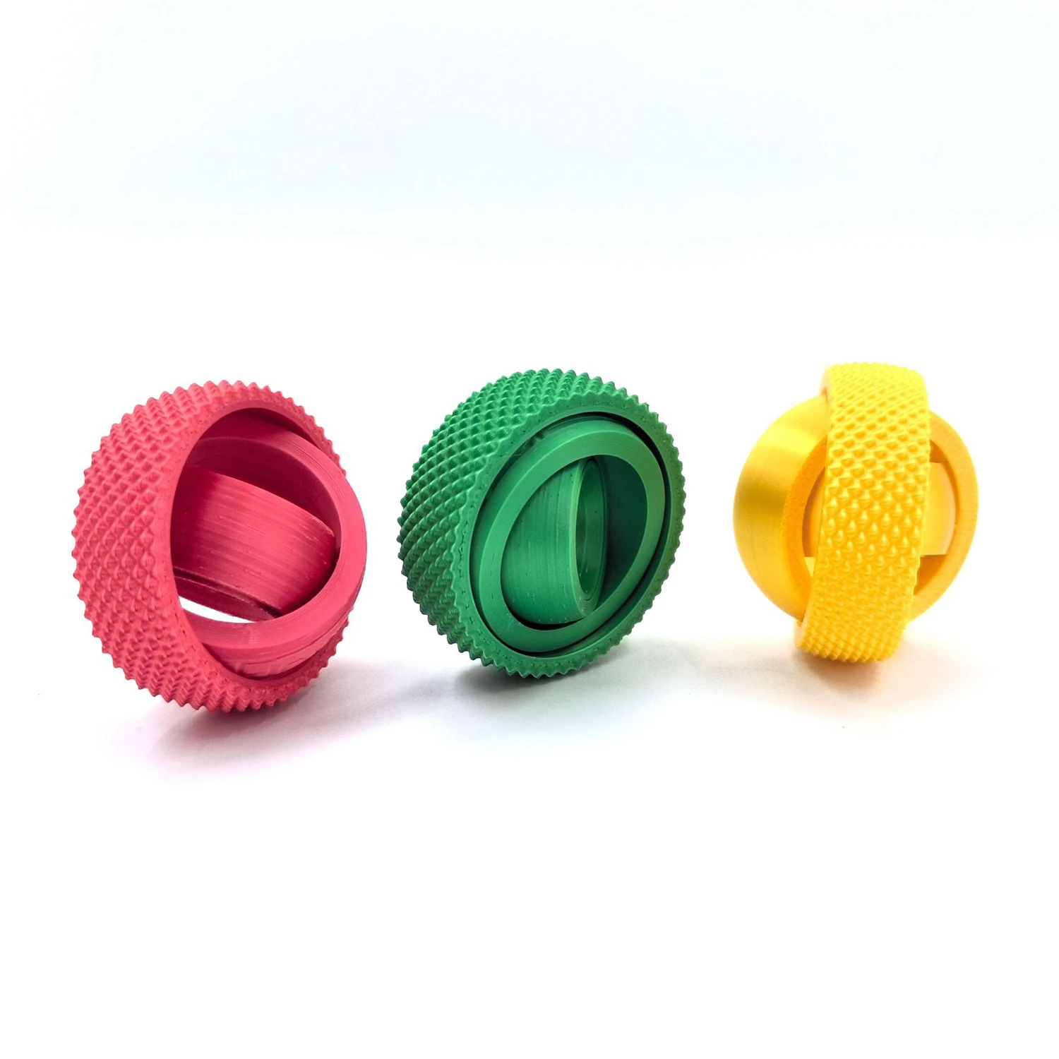 3D Printed Fidget Toy, Finger Gyro Spinner Antistress Fidget Anxiety Autism Classic Traditional Educational Technology Prop Gift