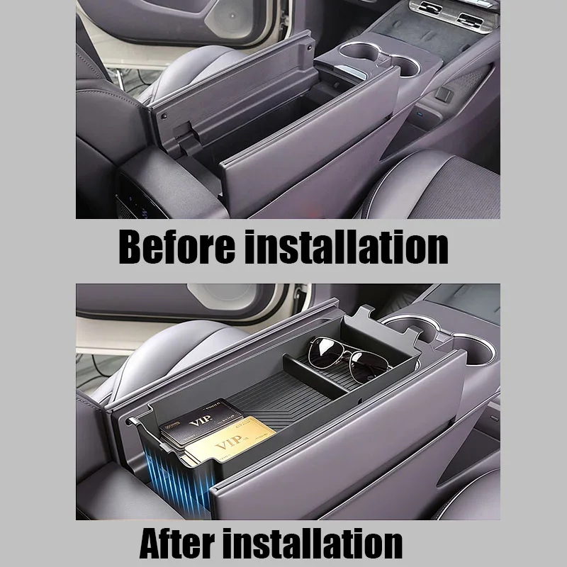 Central control armrest box storage box ABS material interior storage items For Buick Electra E7 2026
