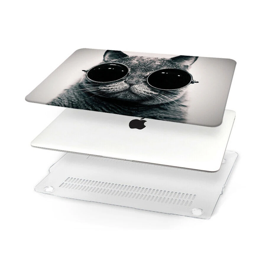 For 2024 New Macbook Pro M4 M3 14 14.2" Inch M2 M1 Laptop Print Matte Hard Shell Case Cover Bag CF