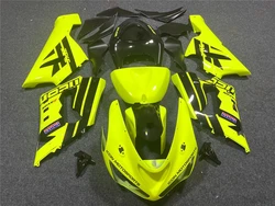 Motorcycle Fairing Kit Suitable for Kawasaki ZX-6R 05-06 Year 6R 636 2005 2006 Fairing Bright Black Fluorescent Yellow