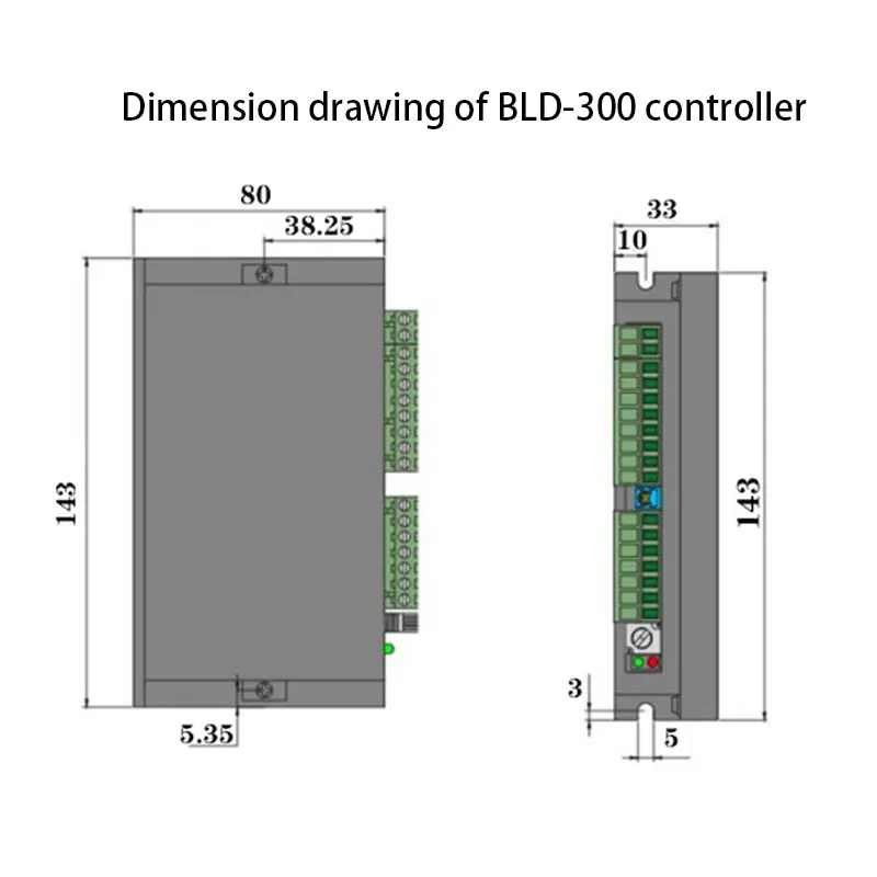 7.5:1-40:1 Worm Reducer NMRV040 19mm Output Shaft RV40 Gearbox Speed Controller With Brushless DC Motor Kit Increase Torque 300W