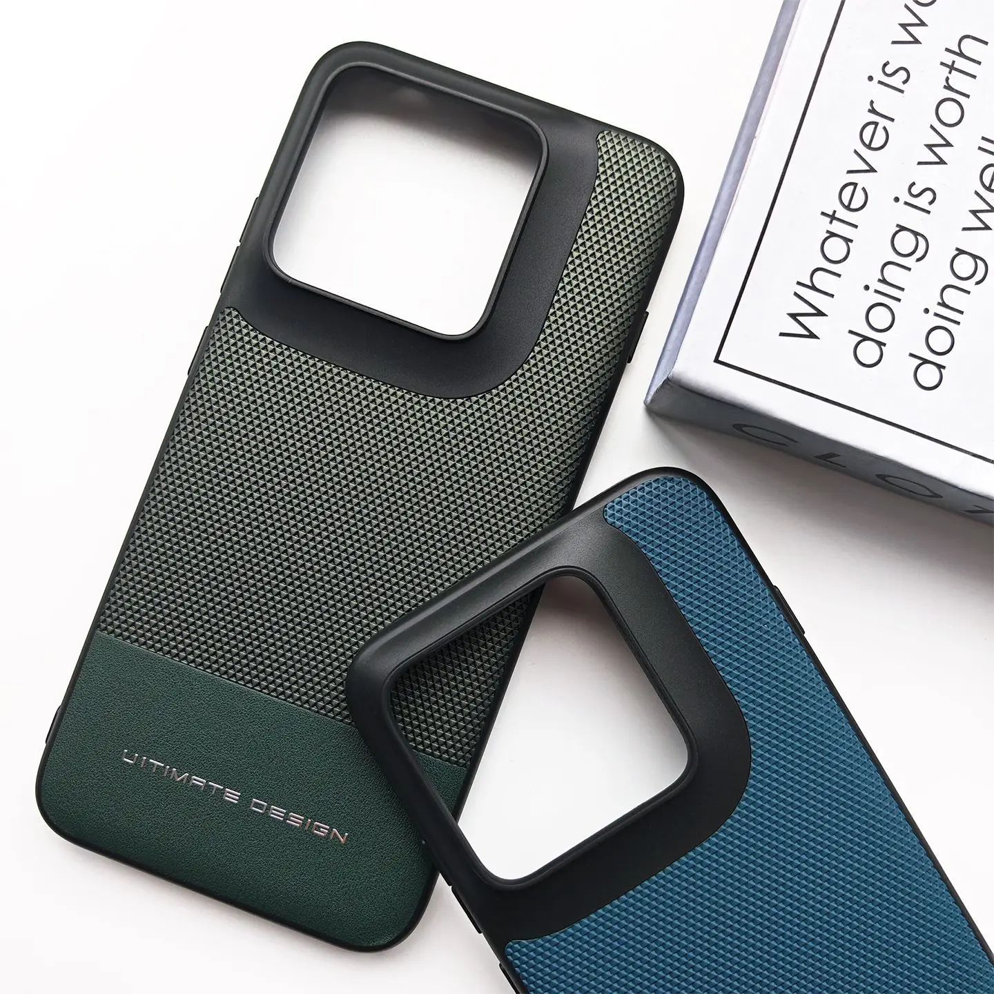 Dla Motorola MOTO Edge 70 Ultra X70 Air Pro Signature Case Luksusowe etui z matowej, przyjaznej dla skóry skóry PU o tkanej fakturze Funda — zdjęcie produktu 4