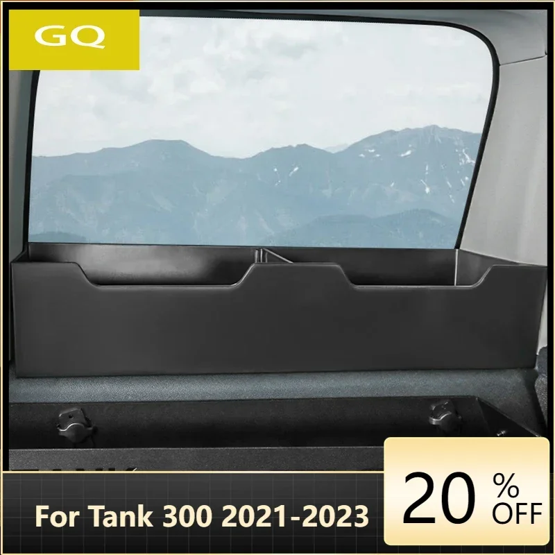 

New Model For WEY GWM Tank 300 Car Space Storage Boxes On Both sides of the Trunk Window Storage Box Auto Accessories 2021 20