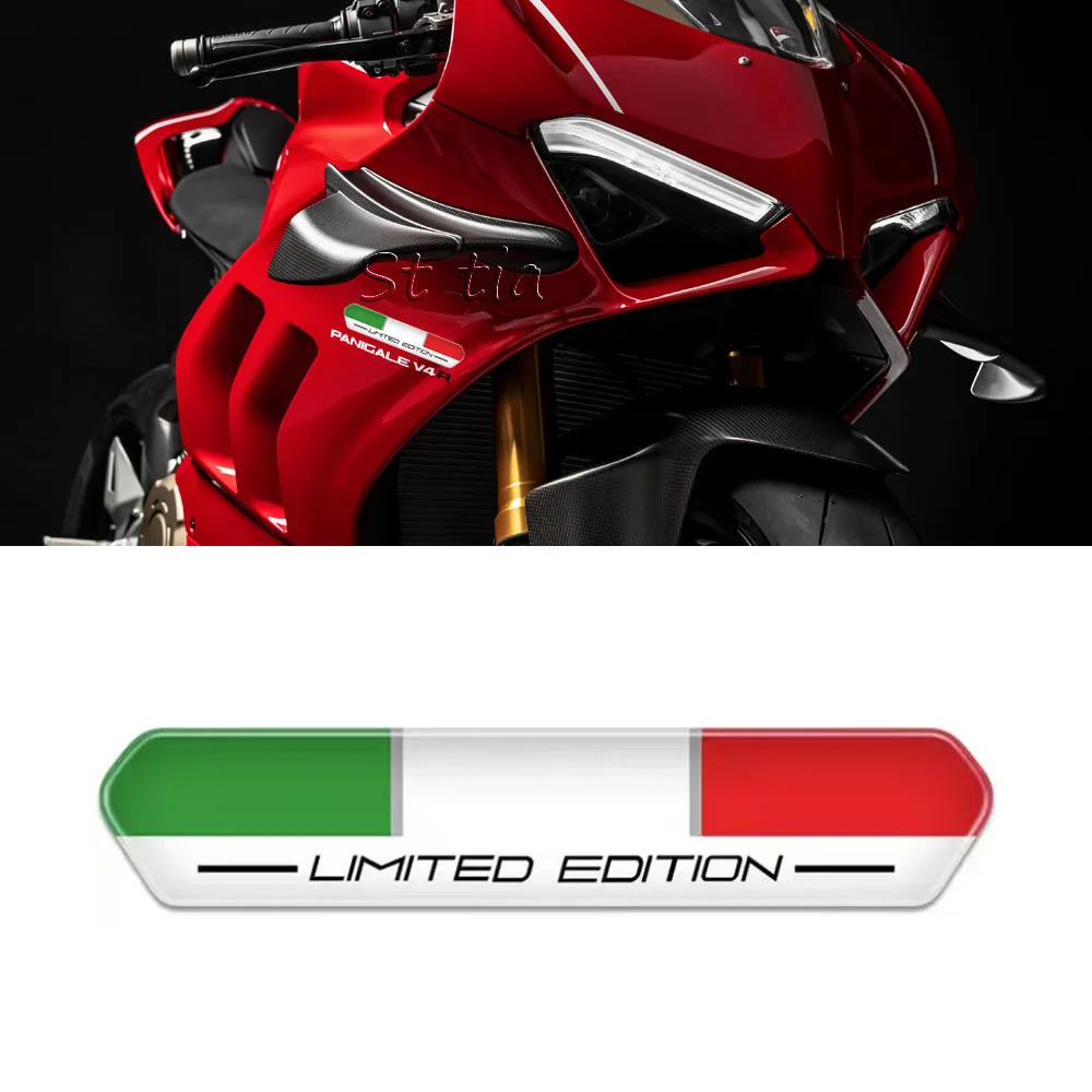 Limited edition logo 3D adhesive sticker Waterproof and sunscreen universal sticker for motorcycle refit For vespa honda yamaha