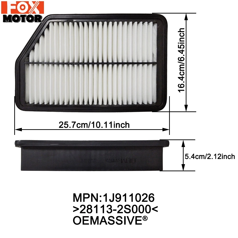 For Hyundai Tucson ix35 i40 LM Kia Sportage SL Carens Rondo RP 1.6 1.7 2.0 Engine Air Filter Car Parts Accessories 28113-2S000