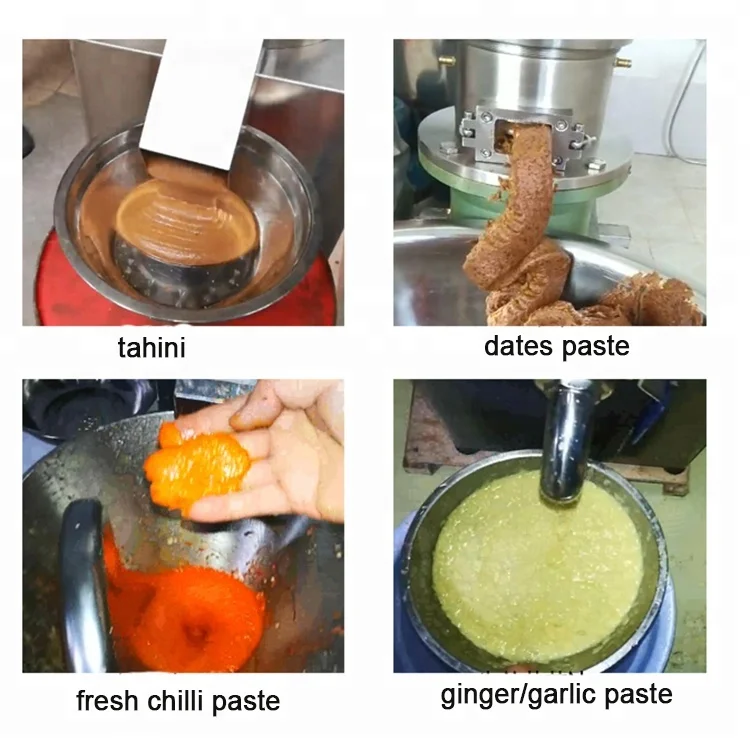 เครื่องบดแบบคอลลอยด์สแตนเลสสำหรับอุตสาหกรรม ใช้ทำมายองเนส ถั่วลิสงบด ฮัมมัส งา ถั่วลิสง โกโก้ บัตเตอร์