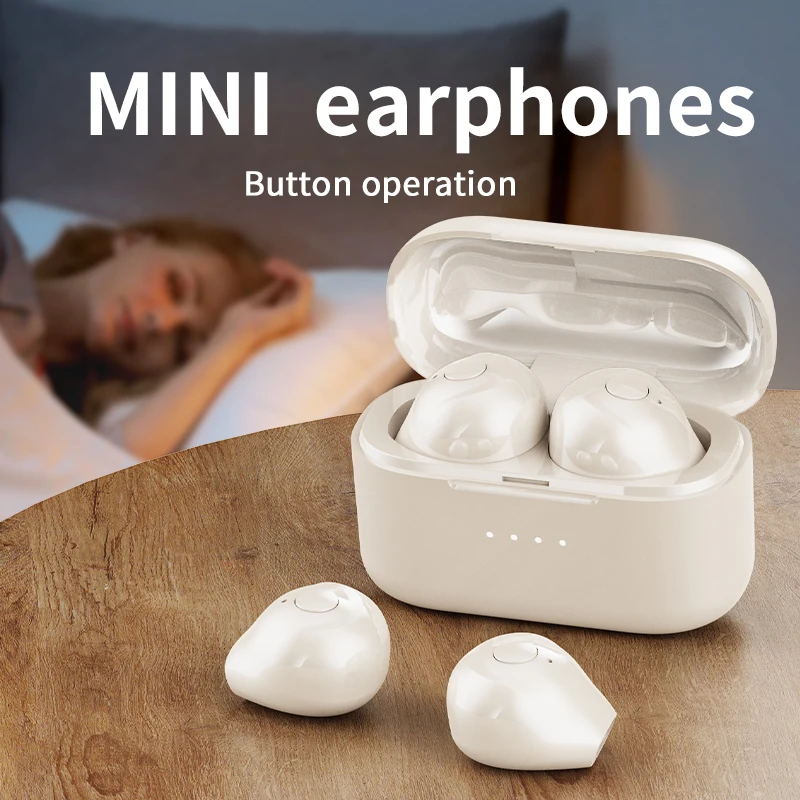 New Arrival AI Translation Bluetooth Headset Mini Sports Running In-Ear To-Ear Travel Conference Recording Long Battery Life Gif