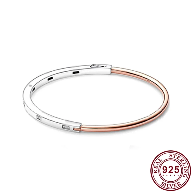 2023 Nieuwe 925 Zilveren Originele Dames Creatieve Gouden Kralen Love Heart Logo Cirkel Armband Dames Festival Hoge Kwaliteit Cadeau