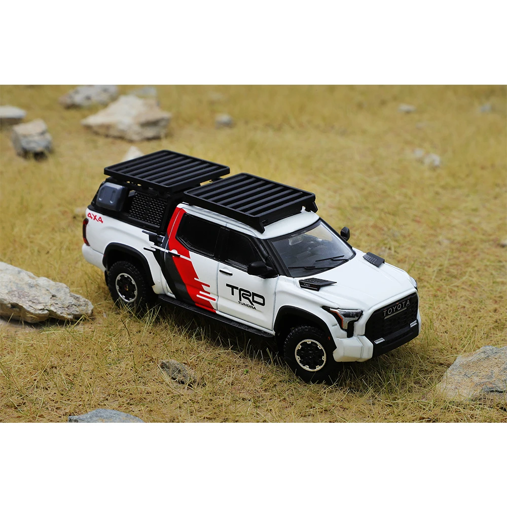 GCD 1/64 Schaal Legering Auto Toendra Linksgestuurde Pickup Truck Schilderen Model Premium Diecast Model Auto Collectible speelgoed