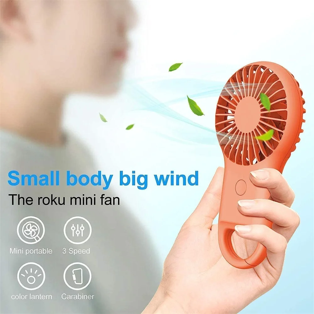 Portable Handheld Fan Handheld Fan Student Small Cute Compact Design Lightweight And Portable Long Battery Life