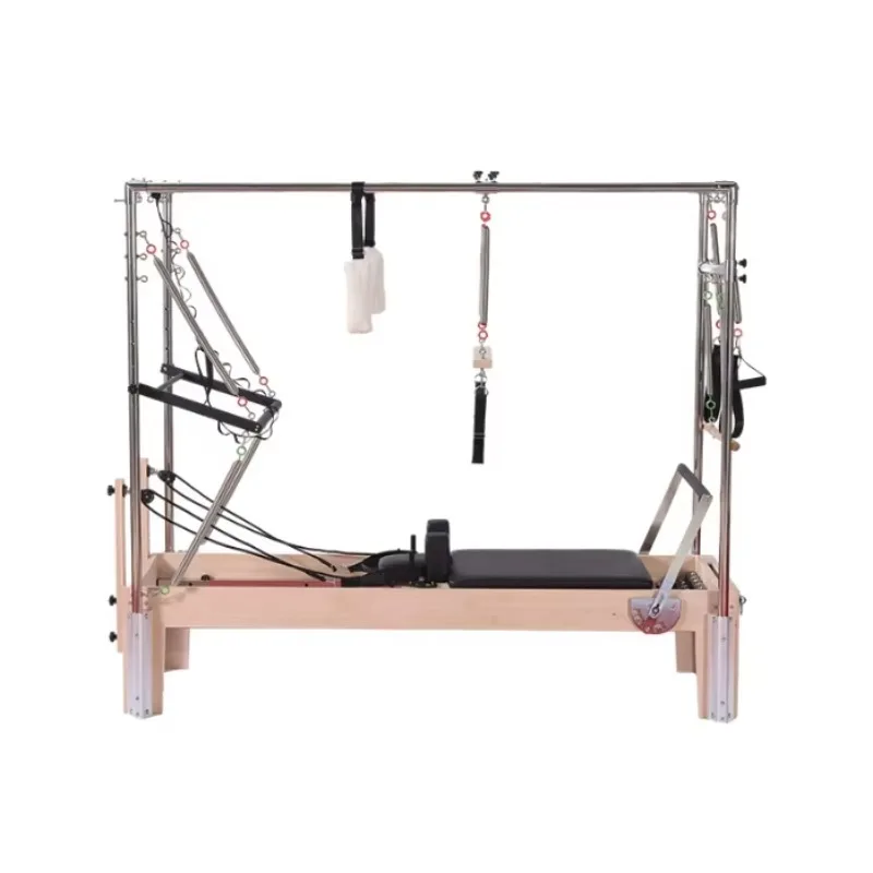 YTYIN آلة بيلاتيس منزلية متعددة الوظائف | إطار من الألومنيوم، سرير من خشب القيقب وصندوق جسم فولاذي #1