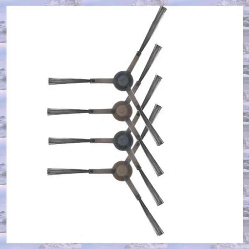 2025-4 قطعة فرشاة جانبية للكنس لـ Midea W11 جهاز آلي لتنظيف الأتربة فرشاة جانبية أجزاء أداة التنظيف المنزلية