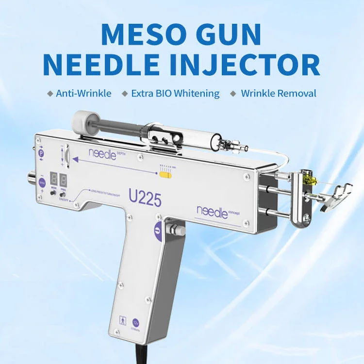 Injector Mesotherapy U225 Facial Lifting Device Meso PRP Mesotherapy Gun Needle Free Skin Rejuvenation Mesogun Machine