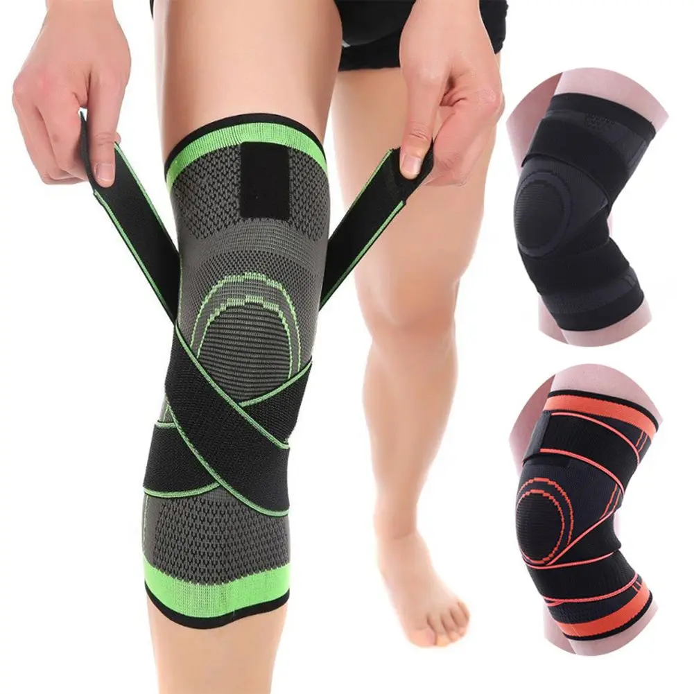 1 Pc Compression Knee Pads Crossfit Knee Support Sports Knee Protector Fitness Volleyball Knee Joint Support Knee Brace Sleeves