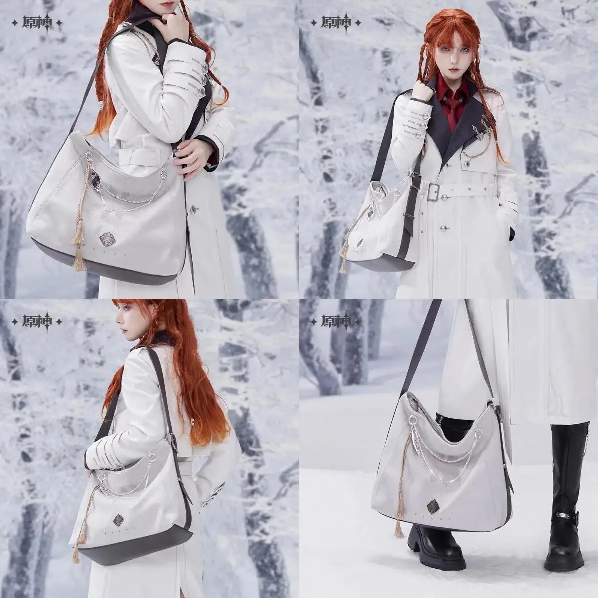 

[Official Merch] Pre-sale Genshin Impact Frost and Flame Series Fatui Harbingers Shoulder Bag Ship in December 2025 Pre-order