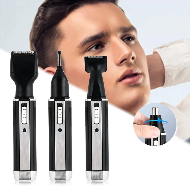 

All in One Grooming Kit Rechargeable Electric Multi-functional 4 in 1 Hair Trimmer Ear Beard Eyebrow Face Shaving Machine