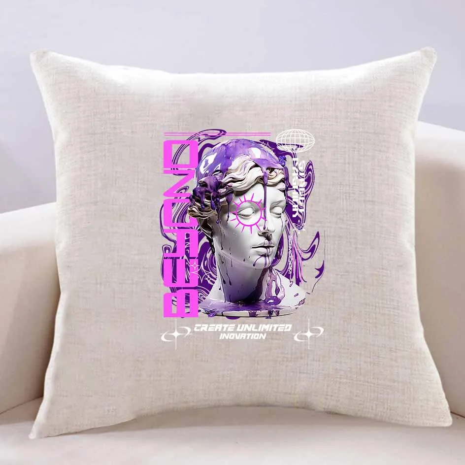 Creative Visual Design Trendy Sculpture Art Cyberpunk Design Iron-on Transfers for Clothing Strong color fastness DIY Craft