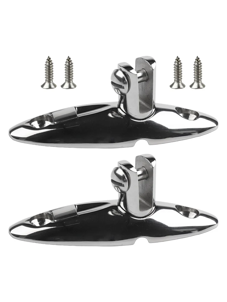 

For Bimini Tops Heavy-Duty Hinges Marine Hardware For Harsh Marine Environments 360-Degree Functionality Easy Installation