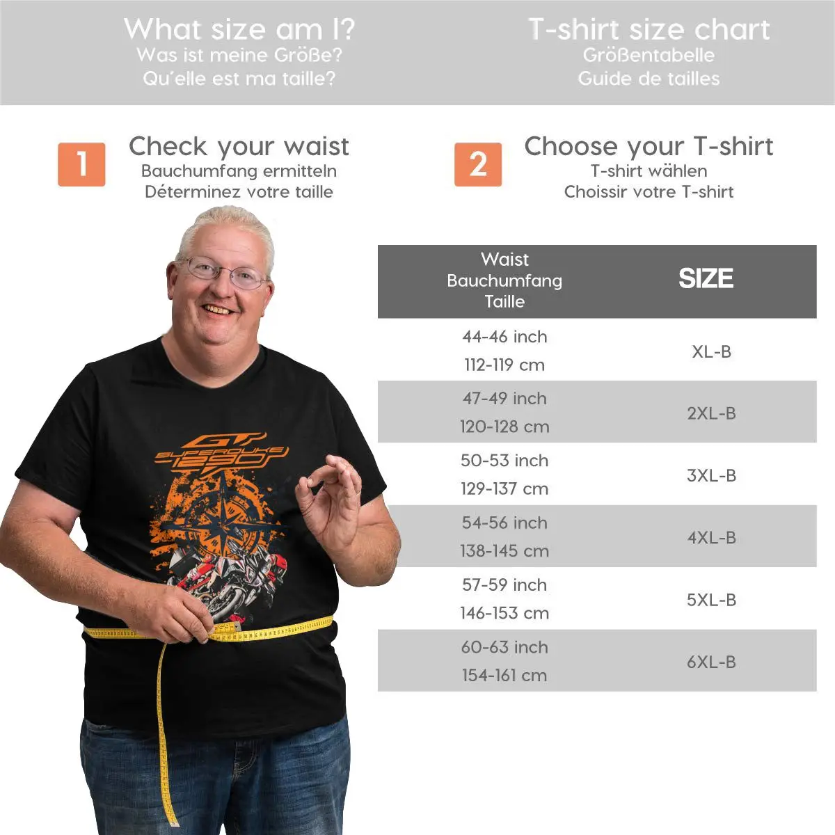 GT Superduke 1290 Touring Men vintage T Shirts Crewneck Big Tall Tees 100% Cotton printed Large 4XL 5XL 6XL graphic