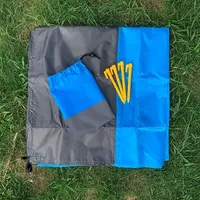 2x2.1cm Large Waterproof Beach Mat Anti-sand Blanket Folding Camping Mat Pocket Portable Mattress Lightweight Outdoor Picnic Pad