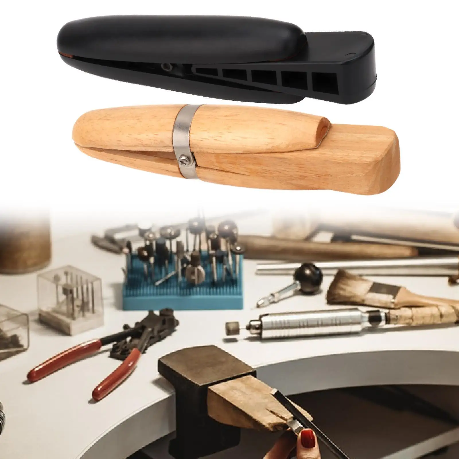 Ring Clamp Professional Ring Holder for Polishing Engraving Repairing Rings