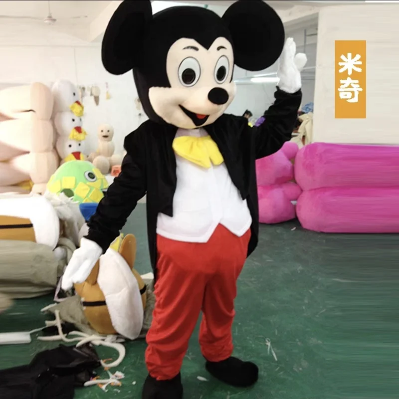 2028 MINISO souris garçon Mickey et souris fille Minnie personnage de dessin animé costume mascotte publicité Costume fête Animal carnaval