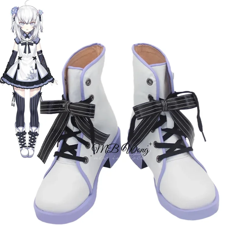 Anime  Hololive VTuber Azuma Seren Cosplay Shoes Botas Role Play Halloween Carnival Party Outfit Christmas Custom Made Women Men