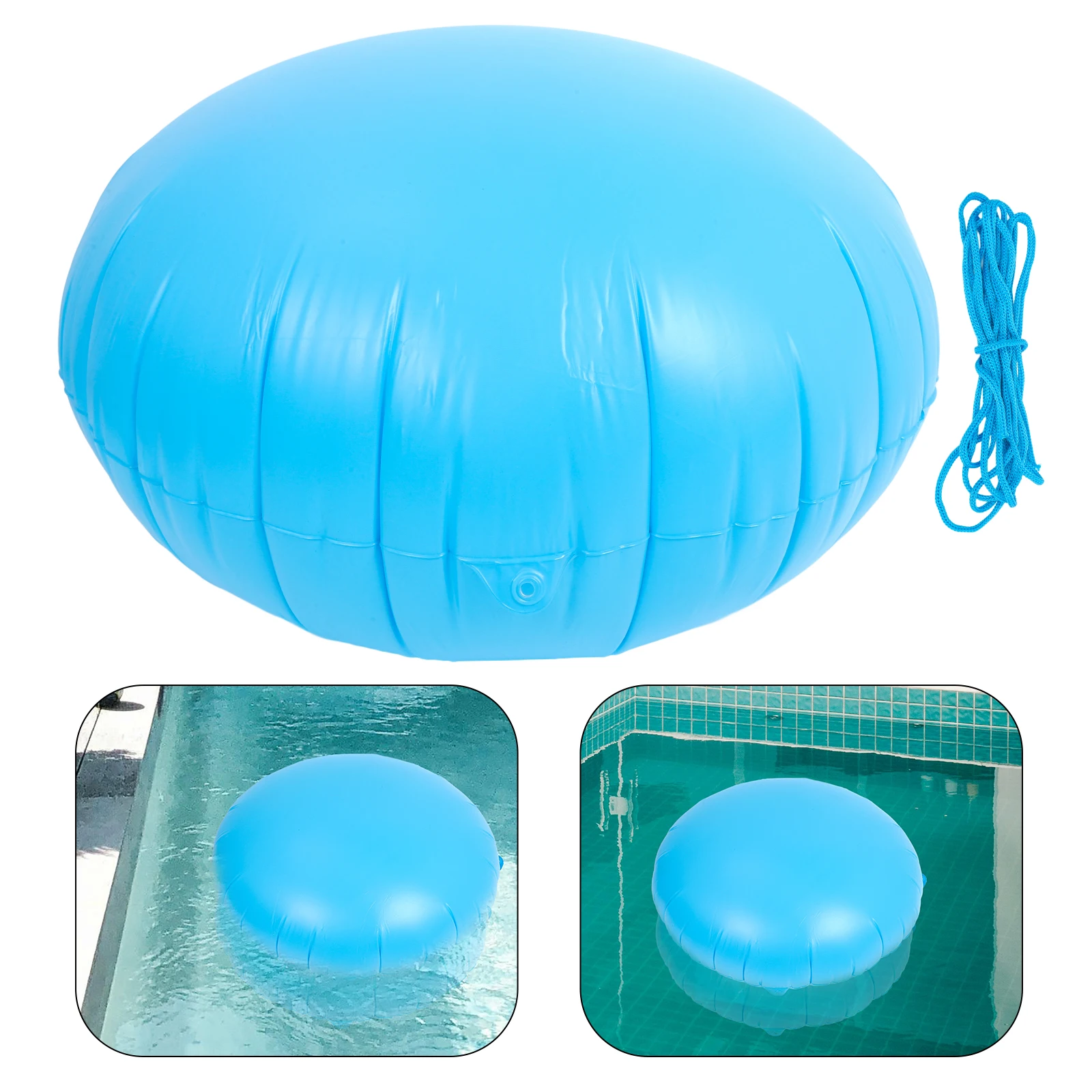 

1pc Large Round Pvc Inflatable Winter Protection Cold Resistant Durable Air For Above Ground Pool Cover Support Pool Winterizing