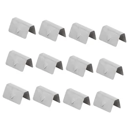 12Pcs Car Wind Rain Deflector Channel Stainless Steel Fixing Retaining Clips Fit for HEKO G3