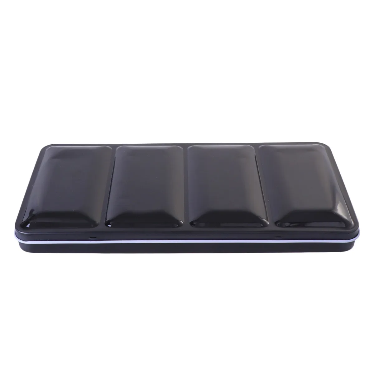Empty Watercolor Pigment Iron Box Storage Case 48 Grids Portable Metal Paint Palette Suitable for Travel Outdoor Painting