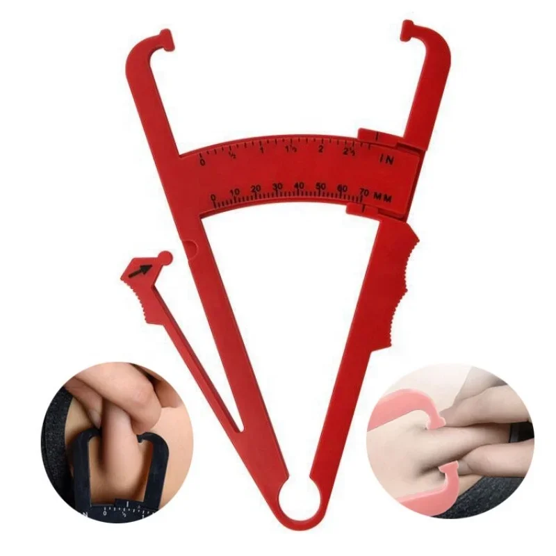 Personal Body Fat Caliper Skin Analyzer Measure Charts Fitness Slim Keep Health Tester Body Fat Monitor Sebum Meter Folder