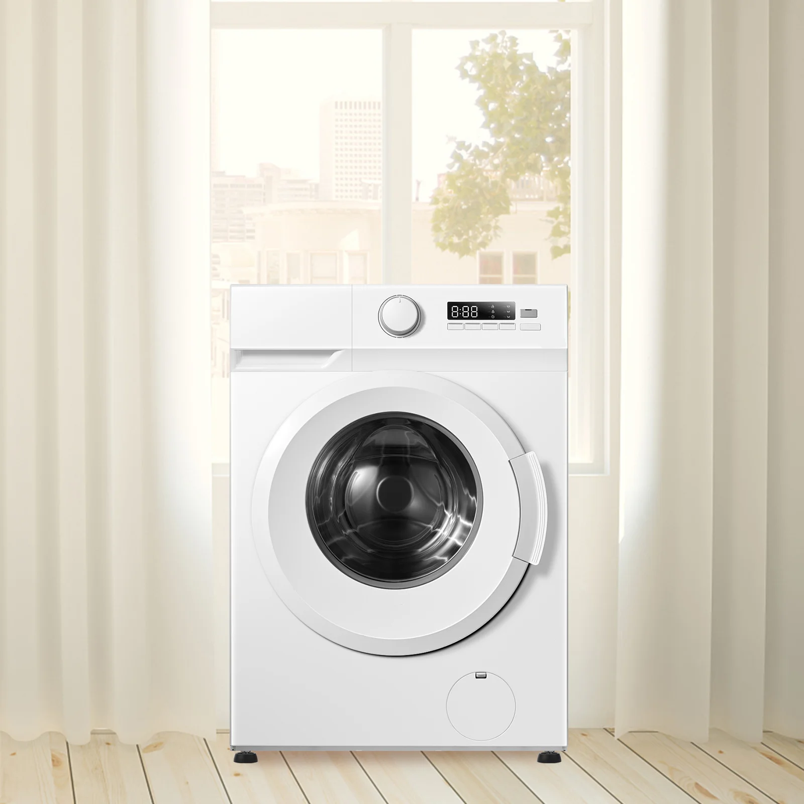 Almofadas antivibração para lavadora e secadora, estabilizador de redução de ruído, pés absorventes de choque, acessórios para aparelhos com 10 peças