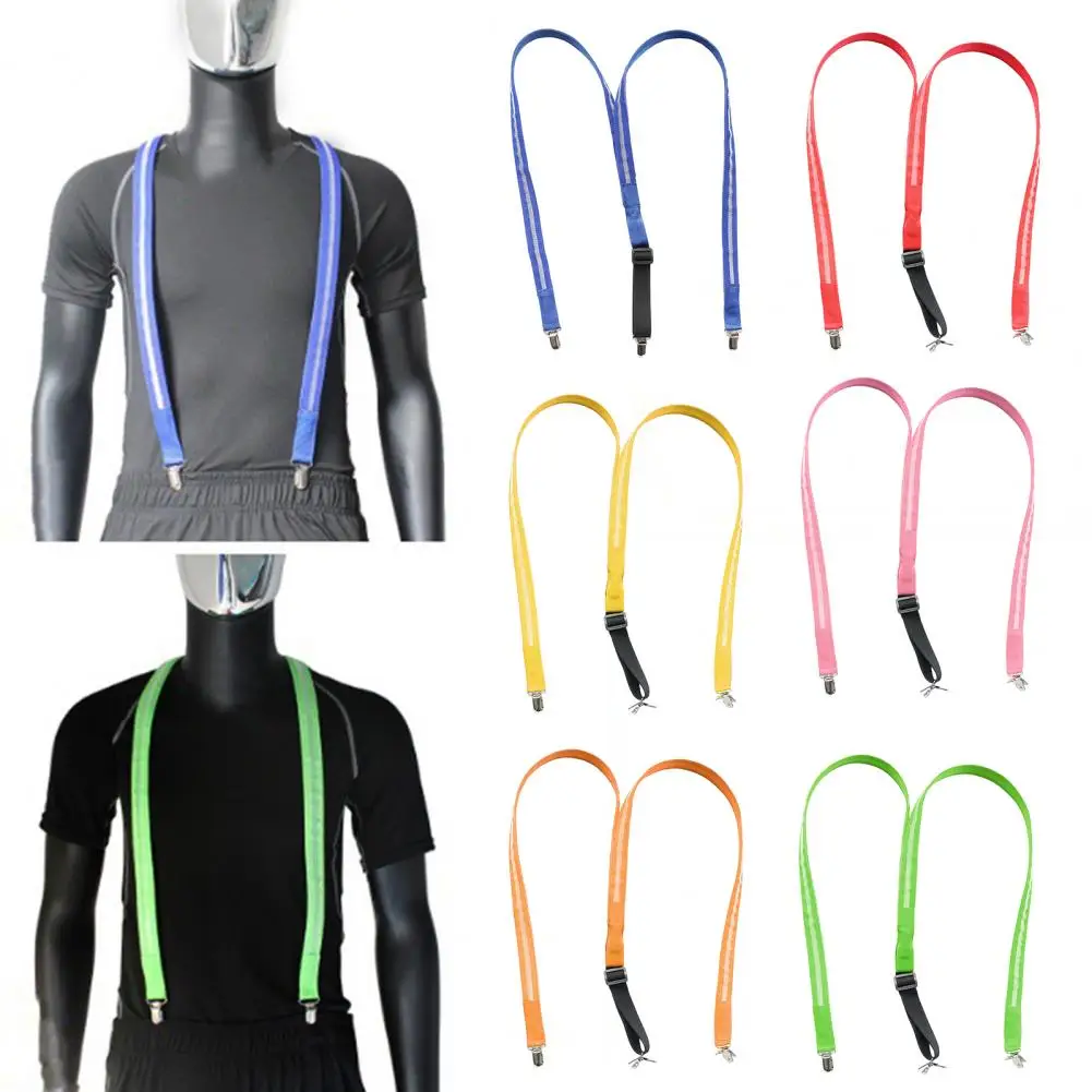 Tirantes iluminados para hombres y mujeres, tirantes brillantes LED ajustables en Y, trajes de neón para fiesta Rave, Bar, Selfie, accesorio de Cosplay