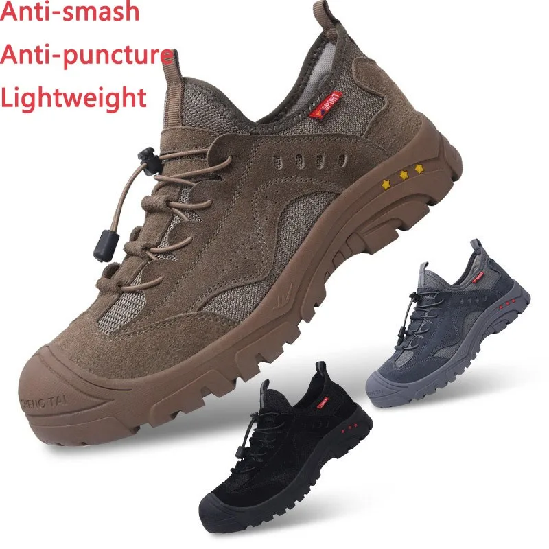 

2022 New Four Seasons Safety Shoes Anti-smashing Anti-piercing Protective Shoes Construction Site Zapatos De Seguridad