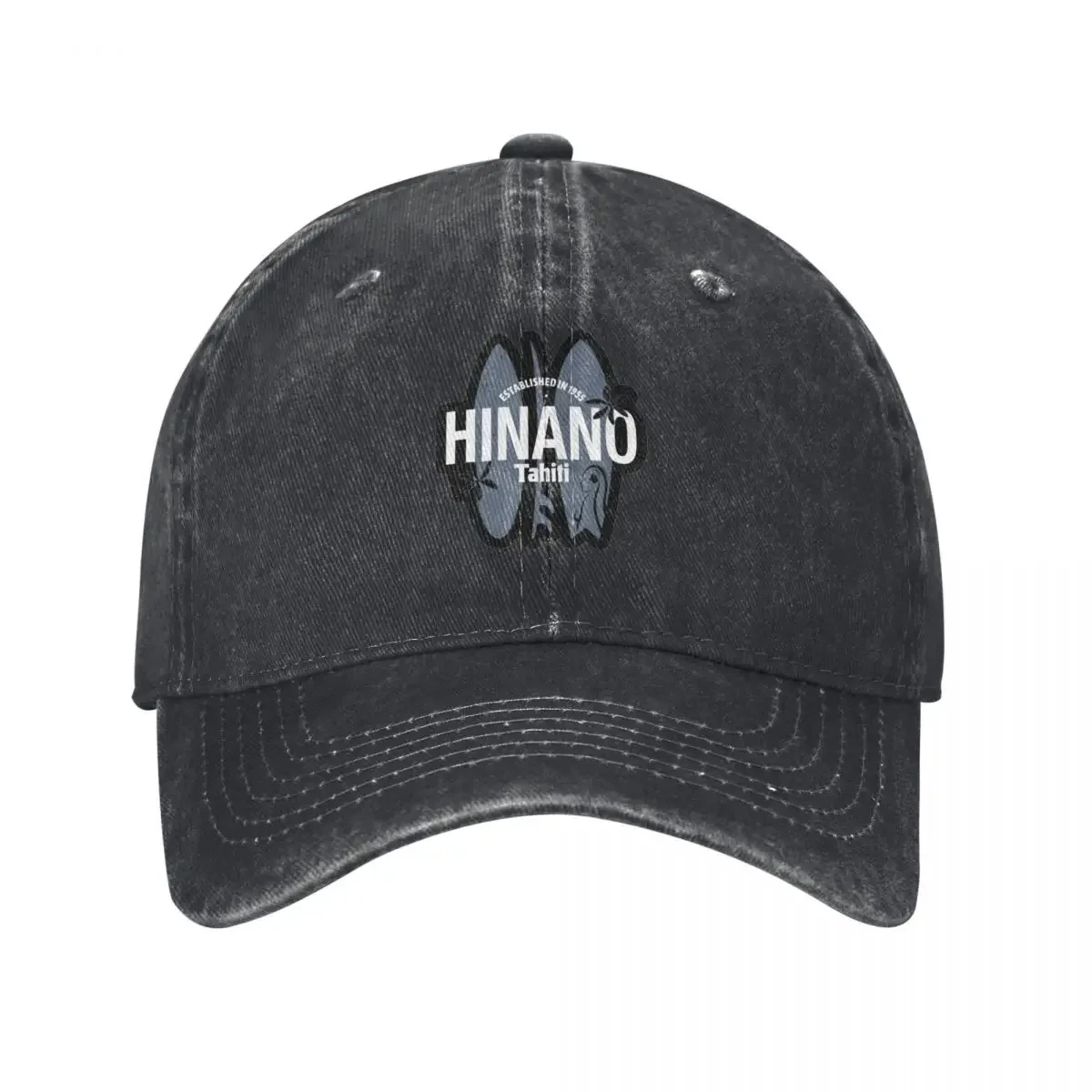 Established In 1955 Hinano Tahiti Baseball Cap Cotton Hats Cowboy Caps Unisex Truck Hats