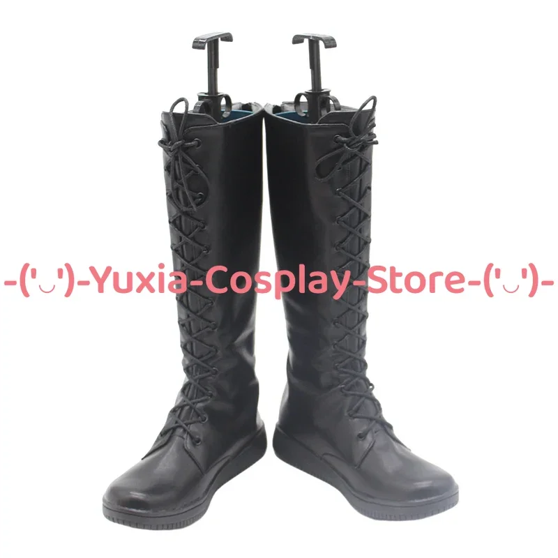 Yuxiacosplay! BanG Dream! Kaname Rana Cosplay Shoes Anime Game Character Prop PU Leather Boots Halloween Carnival Party Costume