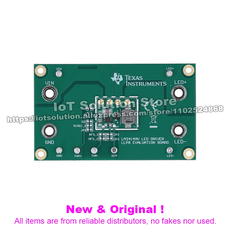 LM3414HVSDEVAL LM3414 LM3414HV 1A 65V LED Driver LLP-8 Evaluation Board