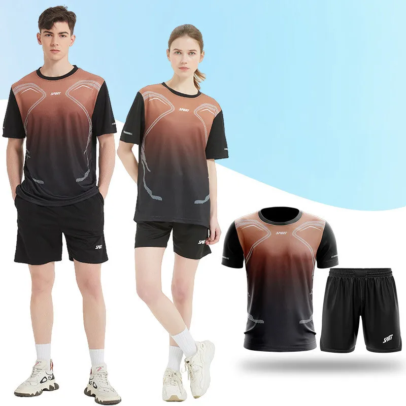 Adult Children Football Jerseys Men Boys Girls Student Soccer Sets Short Sports Kids Uniforms Fitness Tracksuit Tennis Suits 89