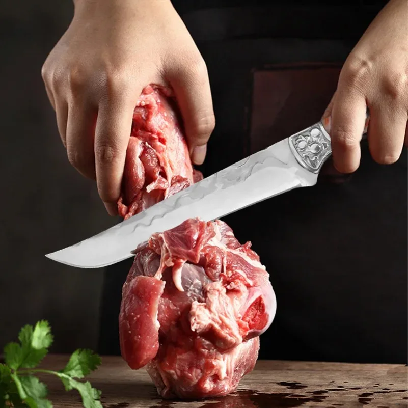 Boning Meat Cutting Fruit Vegetables Kitchen Knives Stainless Steel Resin Handle Boning Knives Chef Utility Knife Cooking Tools