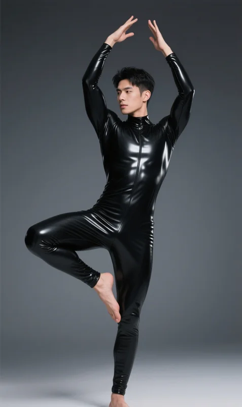 

Latex Rubber Catsuit Bodysuit Masquerade Halloween Fashion Suit 0.4MM S-XXL Cosplay